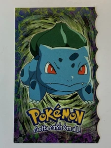 1999 Topps Pokemon Movie Edition #1 of 12 Bulbasaur #01 Die-Cut Blue Logo (B) - Picture 1 of 2