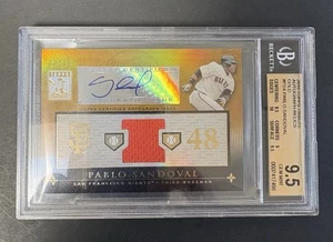 Pablo Sandoval 2010 Topps Tribute Autograph Patch 10/25 9.5 GM! - Picture 1 of 4