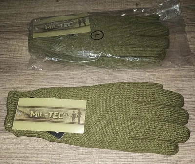 Guantes Mil-Tec Tejido Cálido THINSULATE™ Forro Oliva Invierno Equipo Táctico Talla L Foto 1 de 4