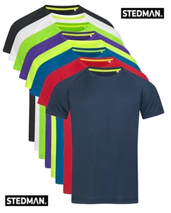 Camiseta deportiva raglán deportiva transpirable de poliéster ACTIVE-DRY para hombre - Imagen 1 de 14