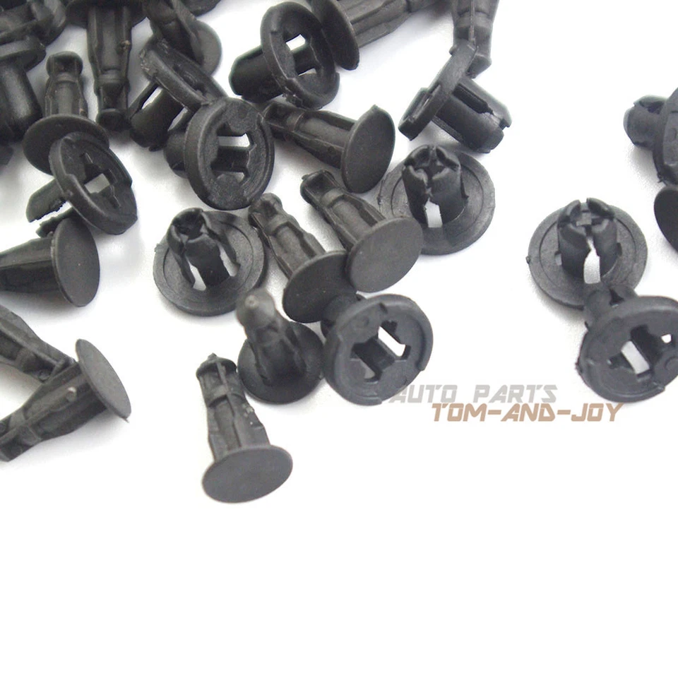 30x Rivet Fastener Fender Retainer Push Clips MR200300 9mm For Honda Mitsubishi Foto 1 de 4