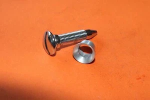 TRIUMPH PRE UNIT TOOL BOX SCREW & ALLOY SLEEVE 82-3875 82-3227 UK MADE - Picture 1 of 4