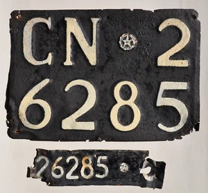 1948-1951 Seltenes Nummernschild Italien Kennzeichen Sammlung Auto Raritat - Bild 1 von 1