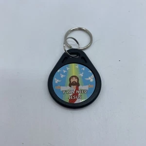 Daily Bible Verse Keychain Backpack Purse Keys iPhone Android Christian Jesus - Picture 1 of 2