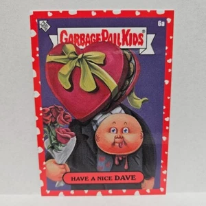 2025 Garbage Pail Kids Valentine’s Day #6a Have a Nice Dave Red Heart Border - Picture 1 of 2