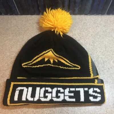 Adidas Gorro NBA Denver Nuggets Tejido Invierno Medias Gorra Unisex Pom Foto 1 de 4