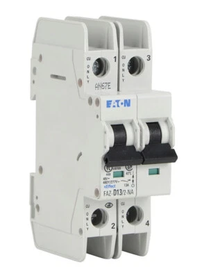 Disyuntor eléctrico Moeller FAZ-D13/2-NA USIP Foto 1 de 2
