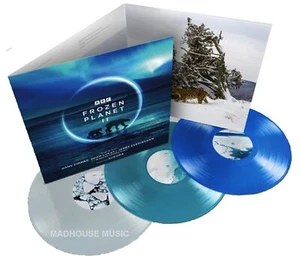 FROZEN PLANET II - LP x 3 Triple SEA ICE COLOURED VINYL Ltd Edition NEW w/ Obi - Picture 1 of 8