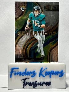 TREVOR LAWRENCE~2022 SELECT FOOTBALL *SENSATIONS* INSERT #9~JAGUARS - Picture 1 of 2