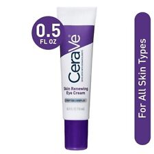 Cerave Skin Renewing Eye Cream 0.5 oz Anti-Aging Wrinkles Caffeine Hyaluronic