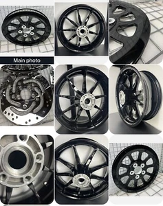 Harley 43300476 Low Rider S FXLRS BLACK REAR WHEEL PULLEY ROTOR 2018-24 EXCHANGE - Picture 1 of 12