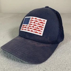 Cappello Columbia PFG Uomo Taglia L/XL Fish Flag Maglia Pesca Outdoor Lavoro Elasticizzato Fit - Foto 1 di 11