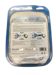 Belkin SATA II Raid 2-Port PCi Express Card - Picture 1 of 2
