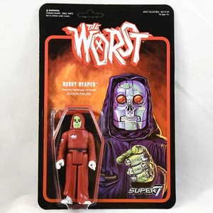 The WORST Robot Reaper Super7 ReAction Figure Red Varient Very Good Condition - Picture 1 of 8