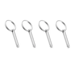4x Quick Release Pin 1/4" Stainless Steel For Boat Bimini Top Marine Hardware MU - Picture 1 of 6