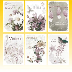 Tarjetas de duelo tarjeta de duelo tarjetas de condolencias tarjeta de condolencias condolencias - 81-6710 tarjetas - Imagen 1 de 12