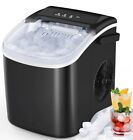 "Portable Self-Cleaning Ice Maker: 26Lbs/Day, 9 Ice Cubes In 6 Mins!"