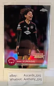 Saki Kumagai - 2024 Topps Chrome UEFA Women's Champions League Inside Look #IL-9 - Picture 1 of 3