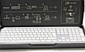 Logitech MX Keys S Advanced Wireless Illuminated Keyboard Pale Grey MInor DAMAGE - Picture 1 of 8