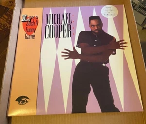 Michael Cooper Love Is Such A Funny Game Vinyl LP VINYL 1987 GOLD STAMP PROMO - Imagen 1 de 2