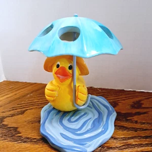 Duck Tooth Brush Holder Holding Umbrella - Picture 1 of 4