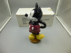 Disney Mickey Mouse Figural Classic Ceramic Teapot VHTF RARE - Picture 1 of 11