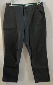 Carhartt Mens Rugged Flex Relaxed Fit Work Pants 40 X 34 Gray Canvas BN2291-M - Picture 1 of 6