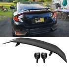 Glossy Racing Rear Trunk Spoiler GT Wing For Honda Civic 2 Door Coupe 2016-2020 