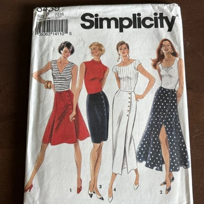 Simplicity Patterns 8439 Misses Wrap Skirts In 2 Lengths Sz 12-16 - Image 1 of 3