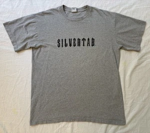 Vintage 1990s Levi's Silvertab Silver Tab Graphic Logo T-Shirt Size M Gray - Imagen 1 de 7