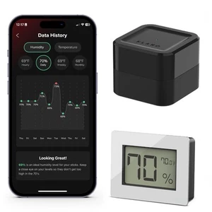 Klaro Valet - Smart Humidity & Temperature Hygrometer Sensor, App Notificatio... - Picture 1 of 6