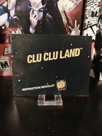 MANUAL ONLY Clu Clu Land (Nintendo NES, 1985) Authentic Complete