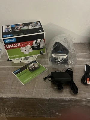 Impresora de etiquetas térmicas Dymo LabelWriter 450 1750110 adaptador de corriente probado funciona Foto 1 de 4