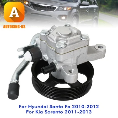 Bomba de dirección asistida con polea para Hyundai Santa Fe 2010-2012 Kia Sorento 3,5 L Foto 1 de 4