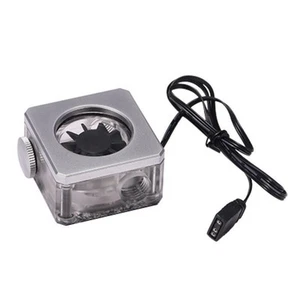 RGB Water Flow Meter System for PC Gaming Water Cooling Building Titanium R2N4 - Afbeelding 1 van 10