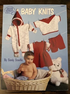 Baby Knits, American School of Needlework #1097 1991, Knitting Patterns - Picture 1 of 2