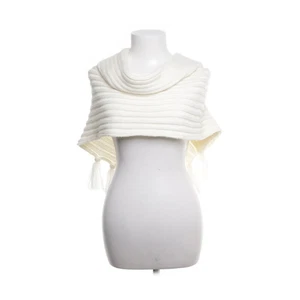 H&M, Poncho, Größe: ONE SIZE, Weiß, Acryl, Einfarbig, Damen #EeV - Bild 1 von 5