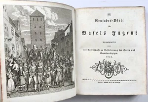 1821-35 Neujahrsblatt, Basel [Battle at, Council of, University] Joh. Burkhardt - Picture 1 of 8