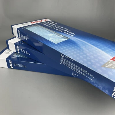 Juego de 3 filtros de aire de cabina BOSCH GENUINOS para Audi 90 A4 S4 1993-2002 VW Passat 6024C Foto 1 de 4