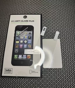 BELKIN-ANTI-GLARE FILM Screen Protector IRIS FOR IPHONE 5 Open Box Only 1! - Picture 1 of 4