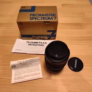 Promaster Spectrum 7, 70-210MM, 5.6 Zoom Camera Lens - Picture 1 of 13