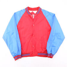 Vintage ATHLETIC WORKS Mens Red 70s Regular Casual Coach Jacket L
