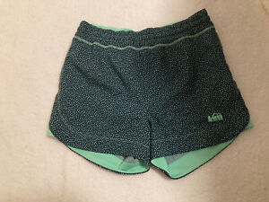 REI Girls Green And Blue Print Shorts Size Large