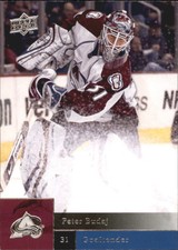 2009-10 Upper Deck Colorado Avalanche Hockey Card #181 Peter Budaj