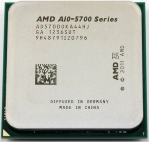 AMD A10-Series A10-5700 4x 3,4 GHz Sockel FM2 CPU AD5700OKA44HJ Radeon HD7660D - Bild 1 von 1