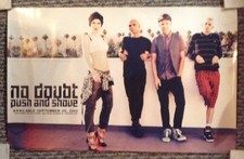 NO DOUBT 2012 PUSH AND SHOVE PROMO POSTER 14 X 22