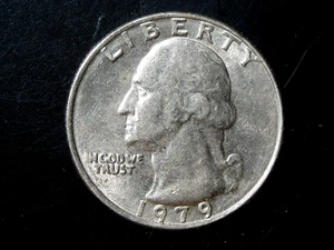 1979 WASHINGTON QUARTER #8 - Picture 1 of 2