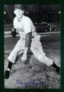 #0292, 4" x 6" Photo Card, Signed-Autographed, Harry Perkowski, Cincinnati Reds - Picture 1 of 2