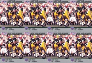 (8) 1990-91 Pro Set Super Bowl 160 Football #36 Bart Starr Packers Card Lot