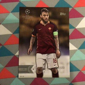Daniele De Rossi #119 Italia As Roma 08/10 Made 2015-2016 Top Champion UEFA 5x7 - Foto 1 di 2